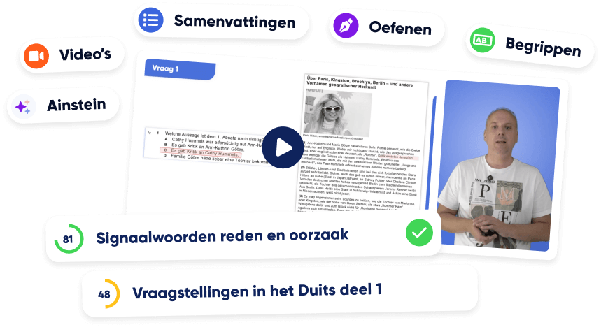 Voorbeeld van examentraining Duits. Optimaal Duits oefenen.