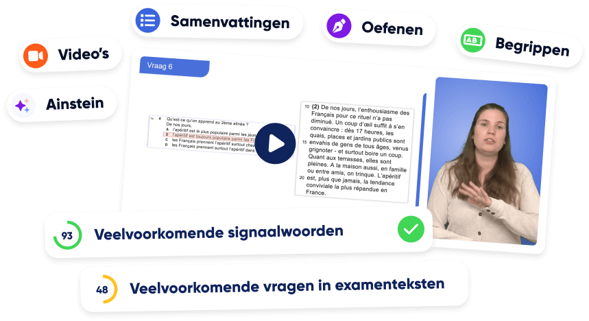 Voorbeeld van examentraining Frans. Optimaal Frans oefenen.