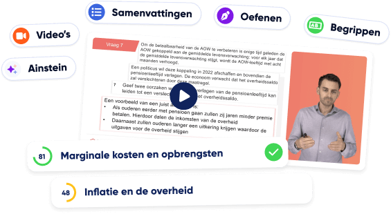 Voorbeeld van examentraining economie havo. Optimaal economie oefenen op havo.