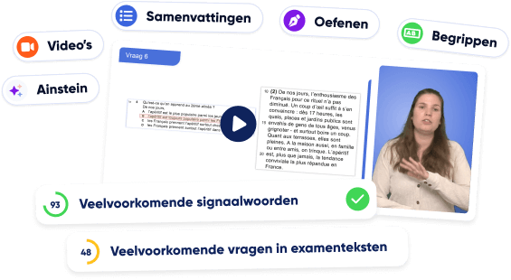 Voorbeeld van examentraining Frans havo. Optimaal Frans oefenen op havo.